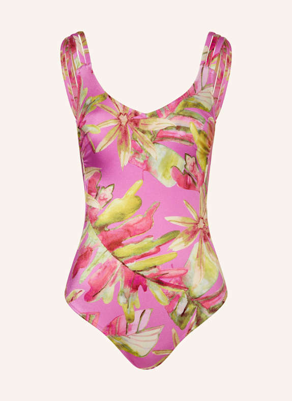Charmline Shape-Badeanzug PINK HEART PINK/ HELLGRÜN/ FUCHSIA