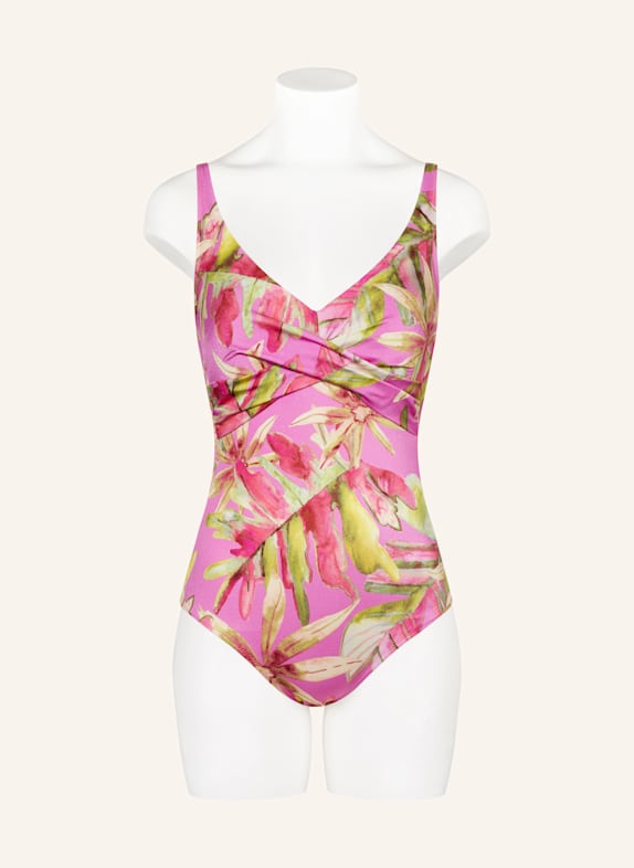 Charmline Shape-badpak PINK HEART ROZE / LICHTGROEN / FUCHSIA