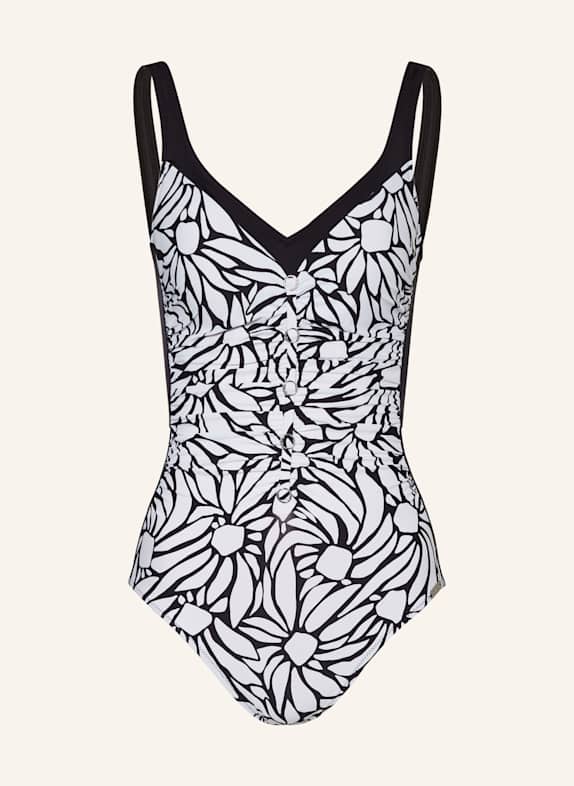 Charmline Shape-Badeanzug MARGUERITE SKY SCHWARZ/ WEISS