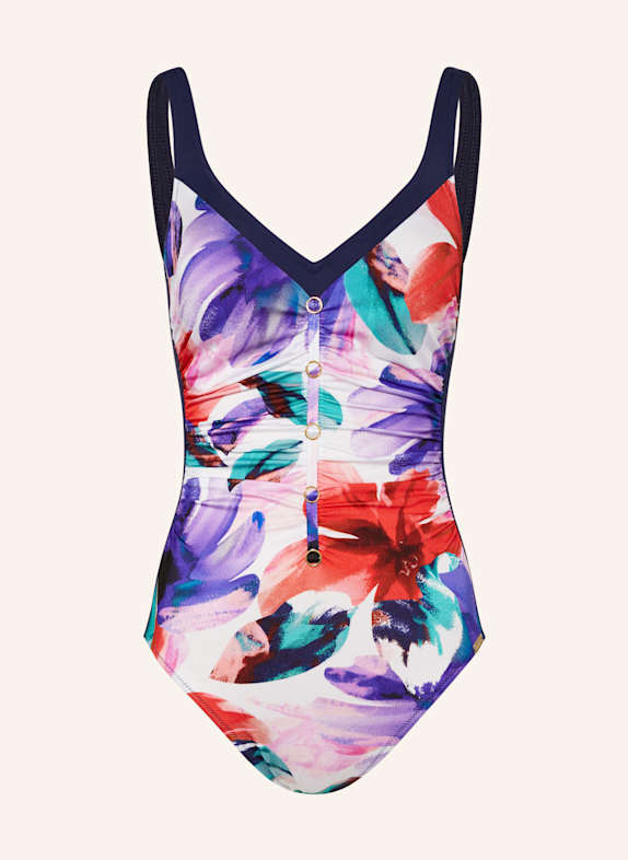 Charmline Shape-Badeanzug BEACH BOUQUET DUNKELBLAU/ WEISS/ ROT