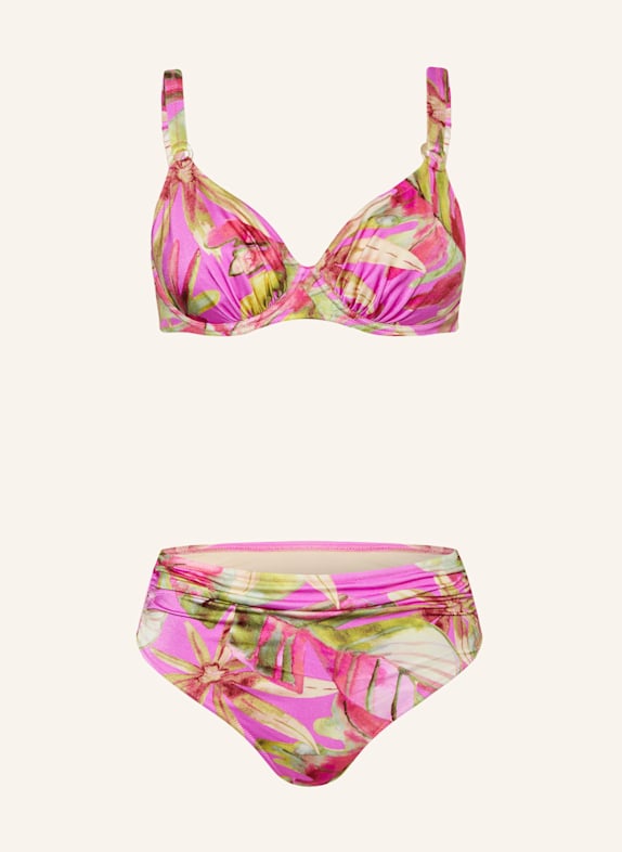 Charmline Bügel-Bikini PINK HEART PINK/ GRÜN/ FUCHSIA
