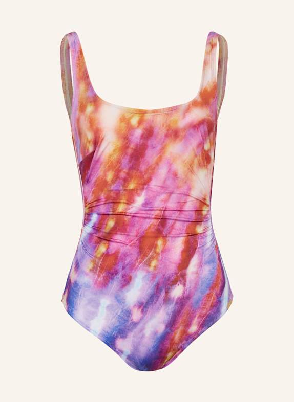 Charmline Shape-Badeanzug COSMIC SOUL LILA/ ORANGE/ PINK