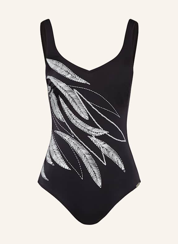 Charmline Shape-Badeanzug GENUINE TOUCH SCHWARZ/ WEISS