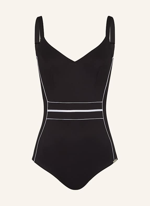 Charmline Shape-Badeanzug BODY POWER SCHWARZ/ SILBER
