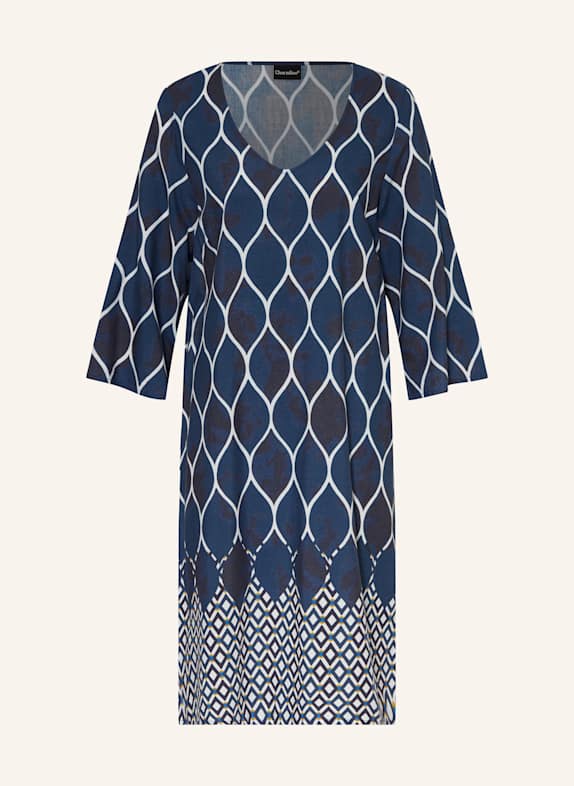 Charmline Strandkleid OCEAN CLOUD mit 3/4-Arm BLAU/ WEISS
