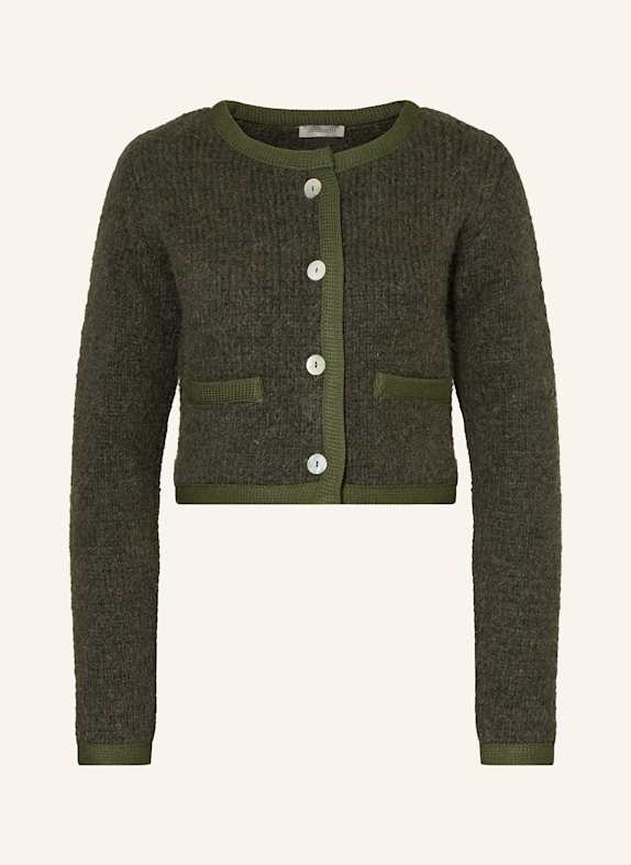 CocoVero Strickjacke MORA DUNKELGRÜN