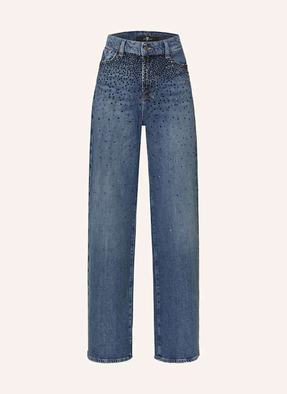 7 for all mankind Jeans SCOUT CANDY mit Schmucksteinen Candy MID BLUE