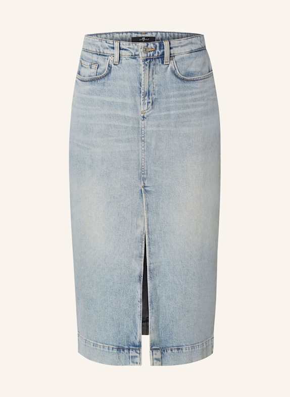7 for all mankind Jeansrock AMBER Sahara LIGHT BLUE