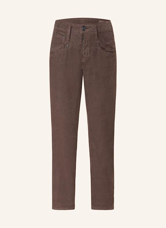 Herrlicher 7/8 corduroy trousers SHYRA TAUPE