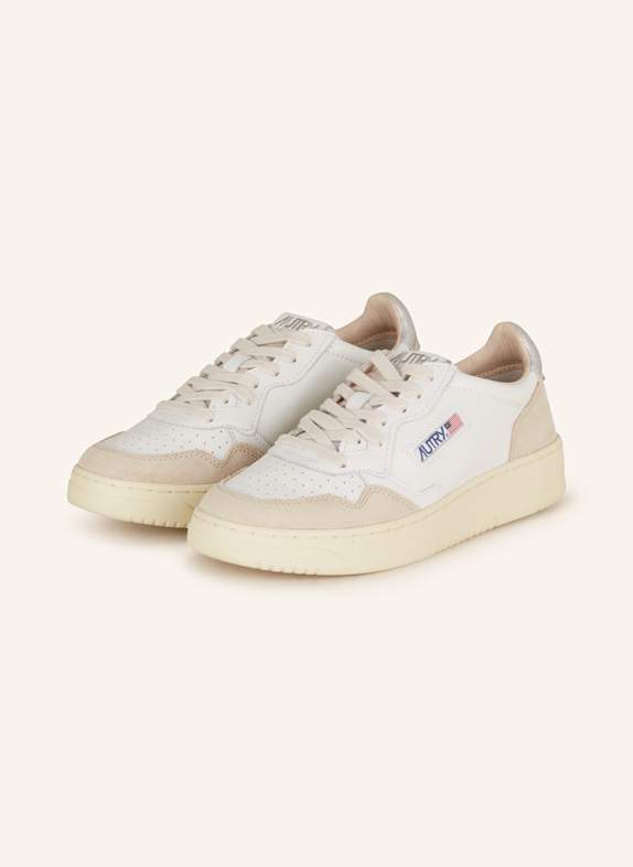 AUTRY Sneaker MEDALIST LOW LS WEISS/ BEIGE