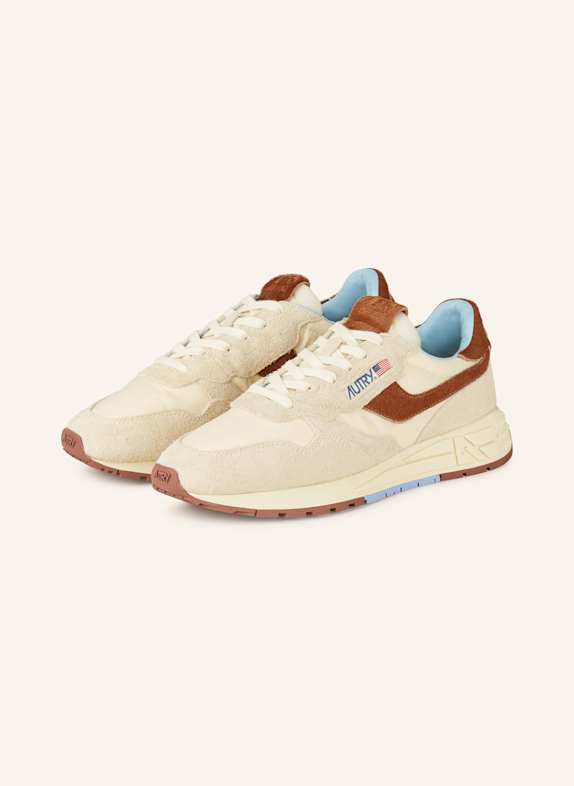 AUTRY Sneakersy REELWIND LOW JASNOŻÓŁTY/ BRĄZOWY