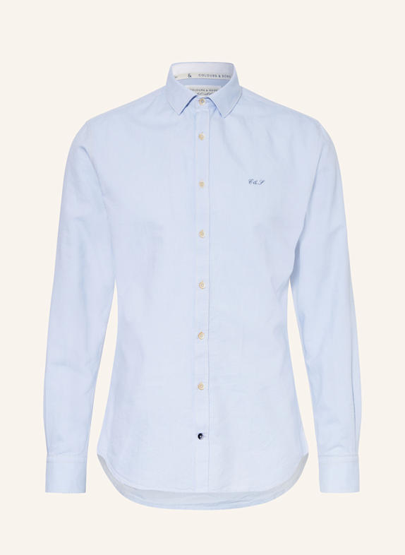 COLOURS & SONS Hemd Slim Fit HELLBLAU