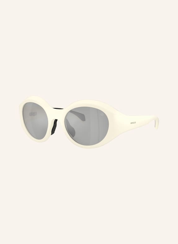 MONCLER Sonnenbrille ME8005 50028V - WEISS/ GRÜN VERSPIEGELT