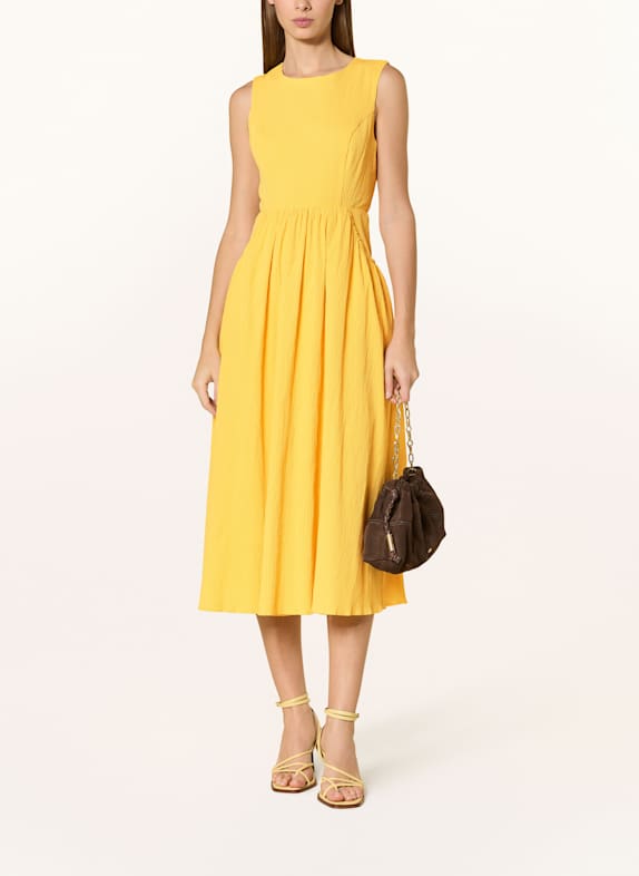 SELECTED Femme Kleid mit Cut-out GELB