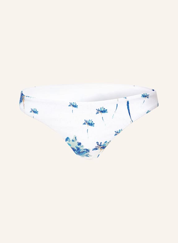 VILEBREQUIN Basic HERBIER SHINY FRISE bikini bottoms with glitter thread WHITE/ BLUE/ LIGHT GREEN