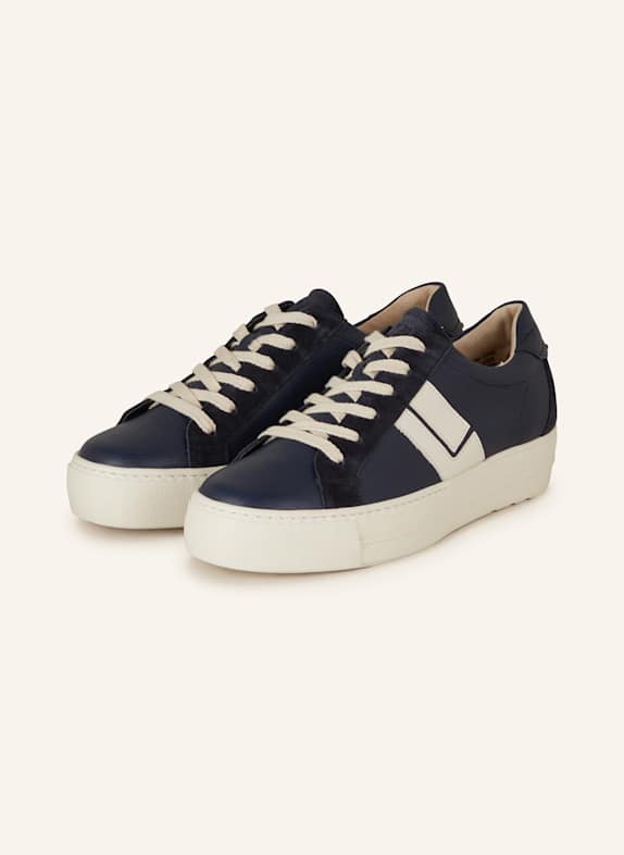 paul green Sneaker mit Schmucksteinen DUNKELBLAU/ WEISS