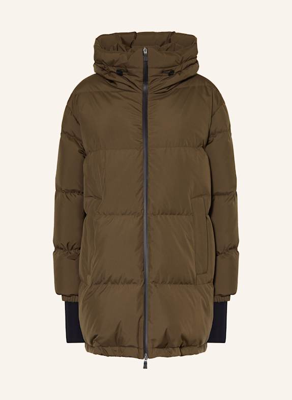 HERNO LAMINAR Down jacket DARK BROWN