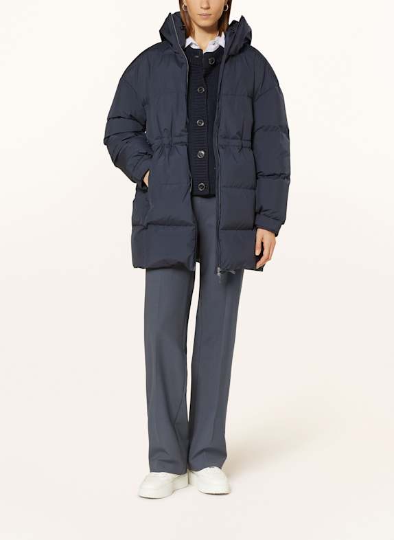 HERNO LAMINAR Daunenmantel DUNKELBLAU