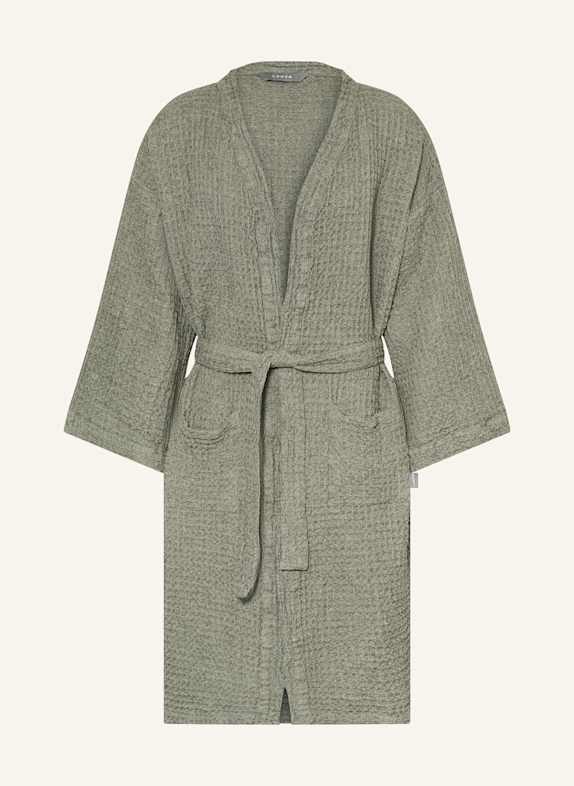 LUHTA HOME Unisex-Bademantel PELLAVA  GRÜN