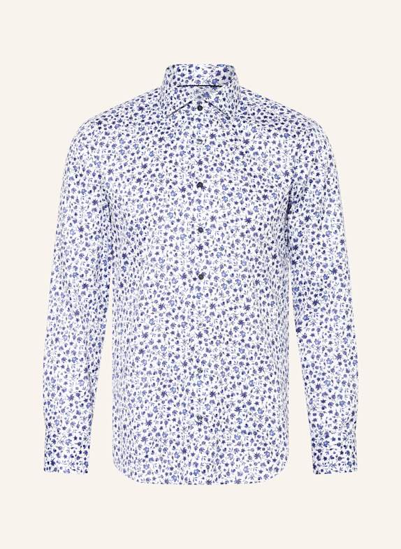 1863 by ETERNA Hemd SLIM FIT WEISS/ LILA/ SCHWARZ