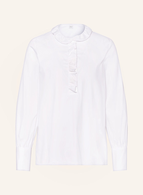 1863 by ETERNA Blusenshirt mit Rüschen WEISS
