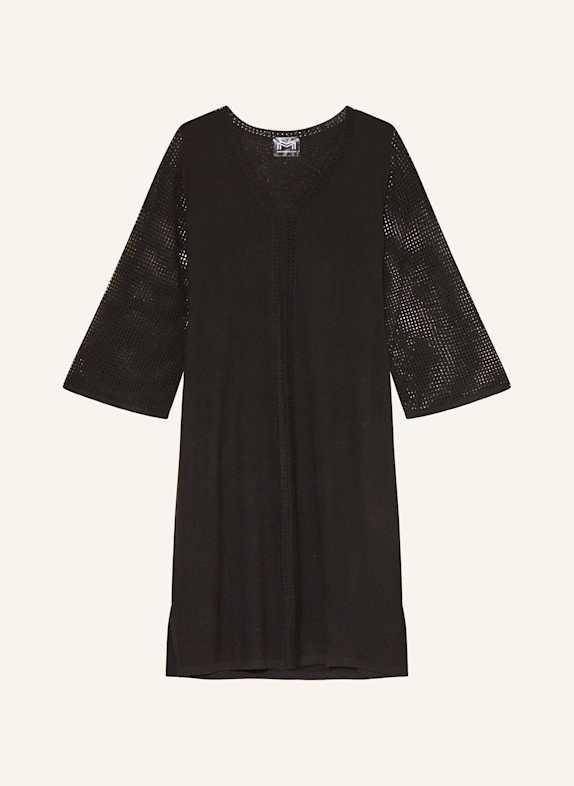 MARYAN MEHLHORN Strandkleid ORNATION mit 3/4-Arm und Glitzergarn SCHWARZ