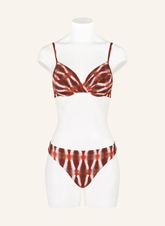 MARYAN MEHLHORN Basic bikinibroekje SANGUINE DONKERROOD / ROOD / ECRU
