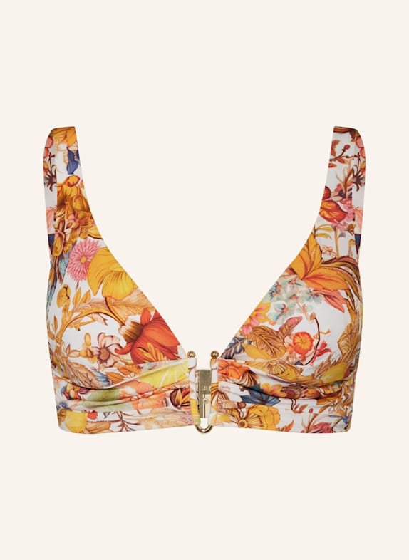 MARYAN MEHLHORN Bralette-Bikini-Top EXUBERANCE CREME/ DUNKELGELB/ ORANGE