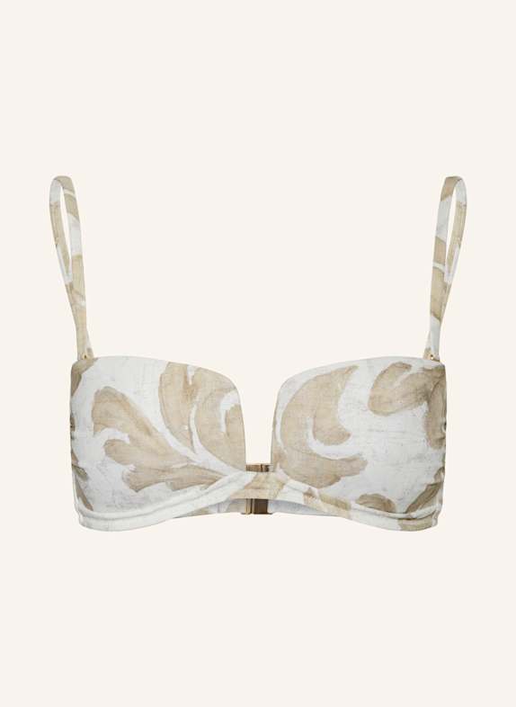 MARYAN MEHLHORN Bandeau-Bikini-Top ORNATION CREME/ BEIGE
