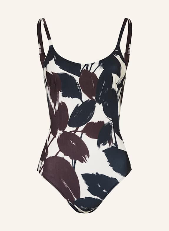 MARYAN MEHLHORN Badeanzug TWILIGHT ECRU/ SCHWARZ/ DUNKELBRAUN