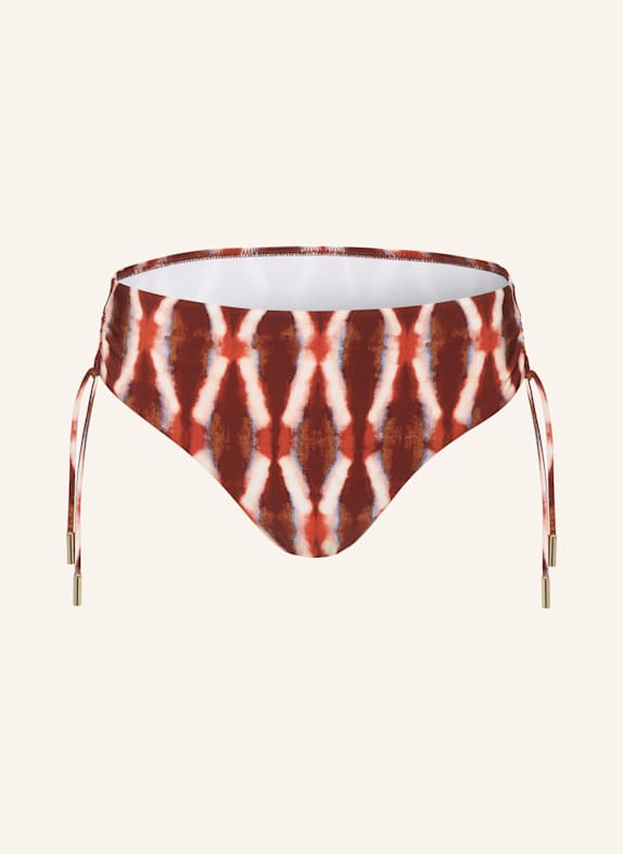 MARYAN MEHLHORN Basic-Bikini-Hose SANGUINE DUNKELROT/ ECRU/ ROT