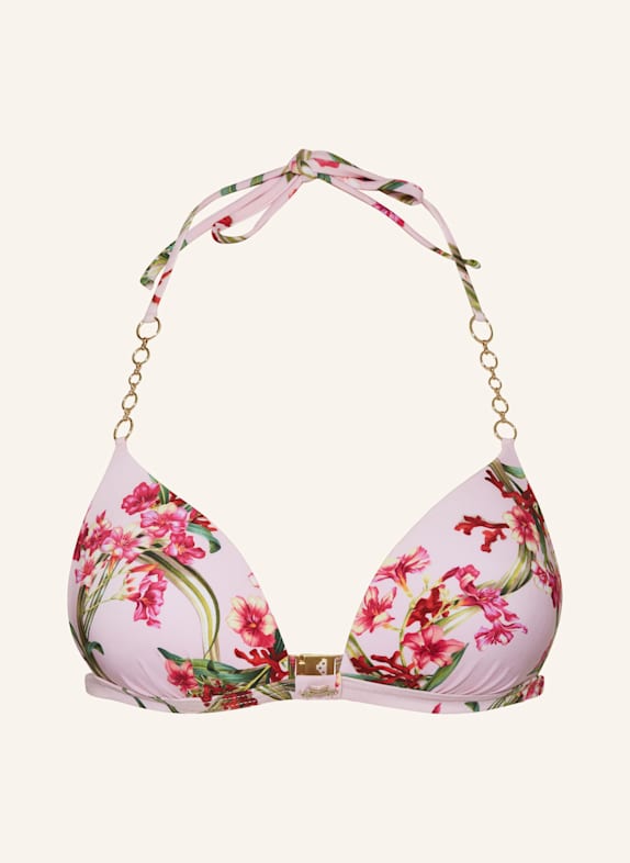 MARYAN MEHLHORN Push-up-Bikini-Top BOTANIQUE ROSA/ PINK/ GRÜN