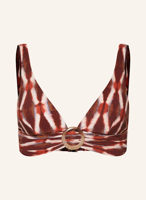 MARYAN MEHLHORN Bralette-Bikini-Top SANGUINE DUNKELROT/ ROT/ ECRU