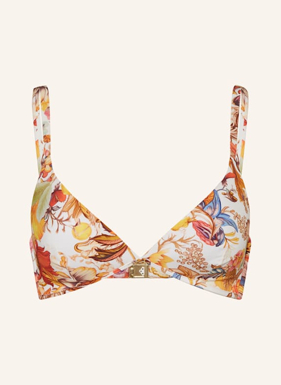 MARYAN MEHLHORN Triangel-Bikini-Top EXUBERANCE CREME/ DUNKELGELB/ ORANGE