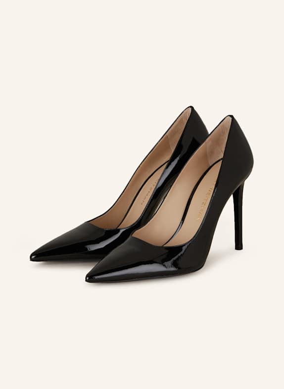 STUART WEITZMAN Lack-Pumps STUART POWER 100 SCHWARZ