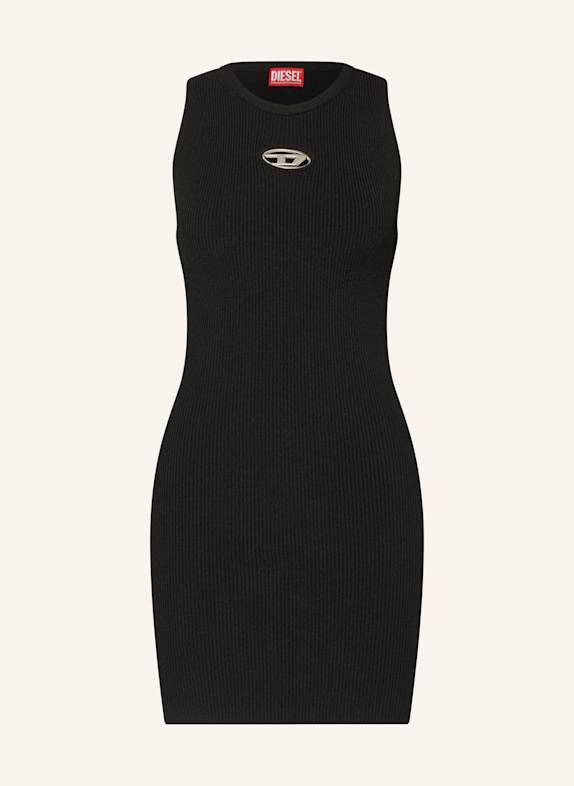 DIESEL Strickkleid M-CADDIX mit Cut-outs SCHWARZ