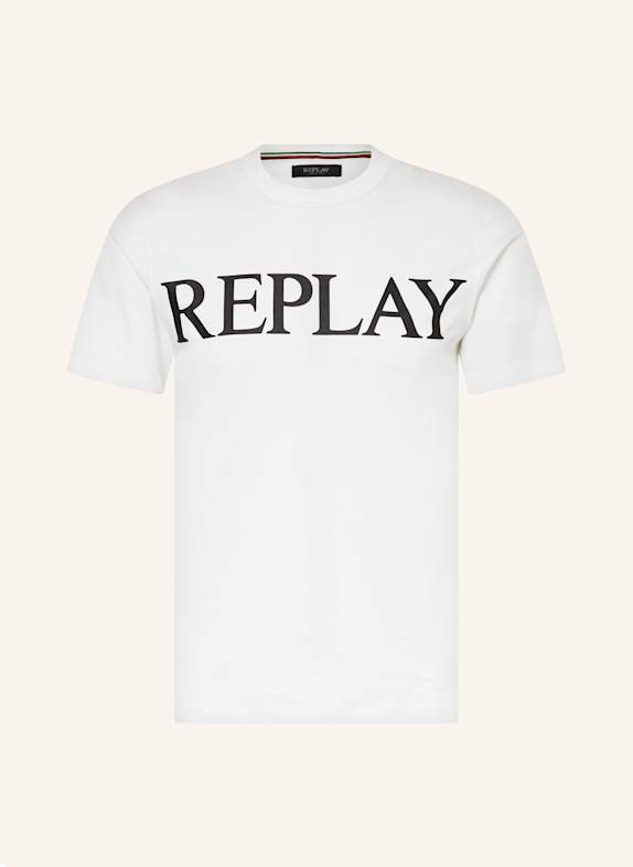 REPLAY T-Shirt ECRU