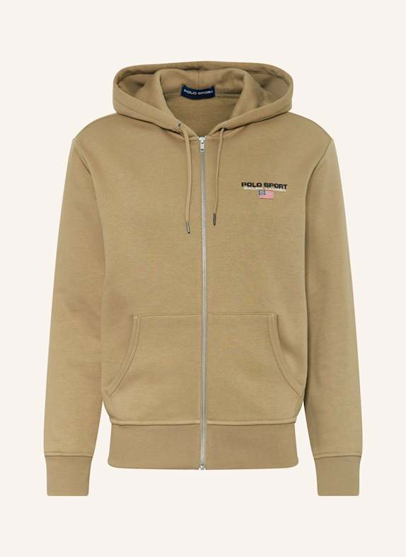 POLO SPORT Mikinová bunda KHAKI
