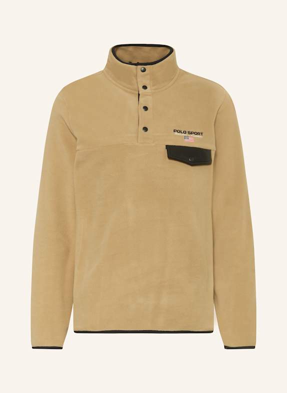 polo Nike SPORT Antigua Detroit Tigers Affluent polo Nike LIGHT BROWN/ BLACK