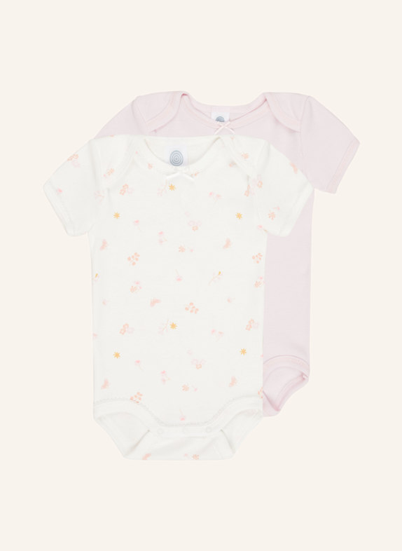 Sanetta 2er-Pack Bodies WEISS/ ROSA
