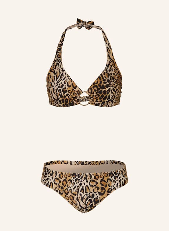 MELISSA ODABASH Bügel-Bikini BRUSSELS  HELLBRAUN/ BRAUN/ SCHWARZ