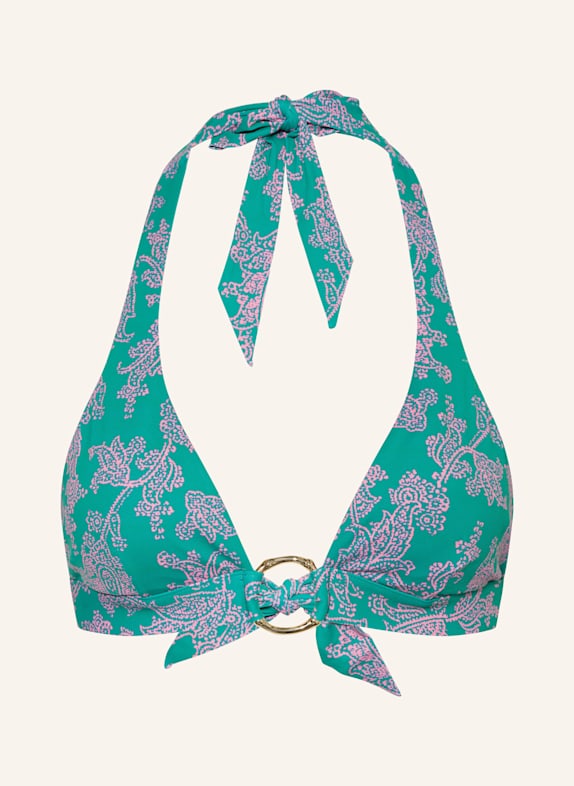 heidi klein Neckholder-Bikini-Top SANTA ROSA GRÜN/ PINK