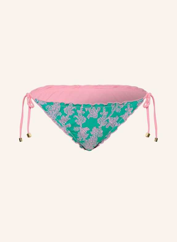 heidi klein Triangel-Bikini-Hose SANTA ROSA zum Wenden GRÜN/ PINK