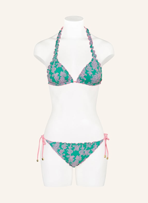 heidi klein Omkeerbare triangle bikini broek SANTA ROSA GROEN / ROZE
