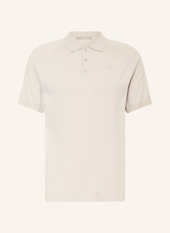 J.LINDEBERG Strick-Poloshirt BEIGE