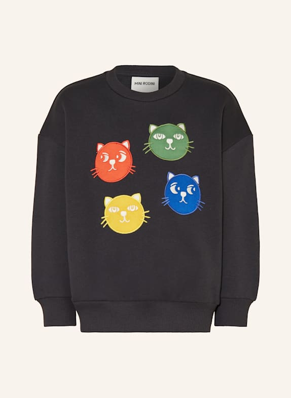 mini rodini Bluza nierozpinana CZARNY