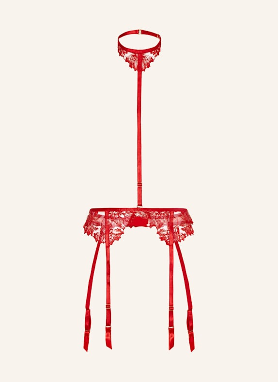 BLUEBELLA Strumpfhalter SAMARA mit Harness ROT