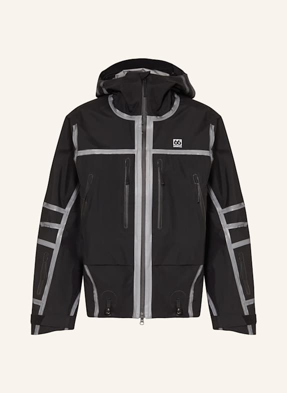 66°NORTH Funktionsjacke AEGISIDA SCHWARZ/ GRAU