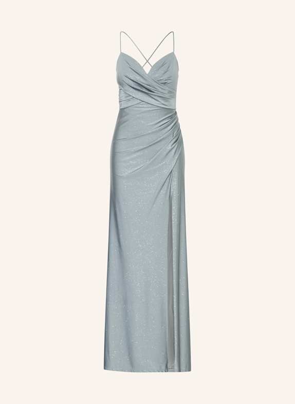 VM Vera Mont Abendkleid HELLBLAU/ SILBER