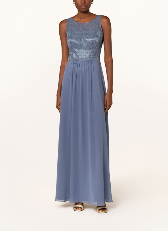VM Vera Mont Abendkleid BLAUGRAU